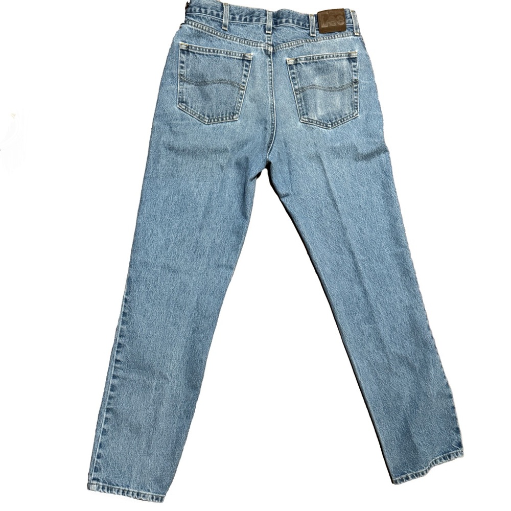 LEE Regular Fit Straight Leg Pepper Stone Wash Blue Jeans Size 34 x 34 - Picture 2 of 12